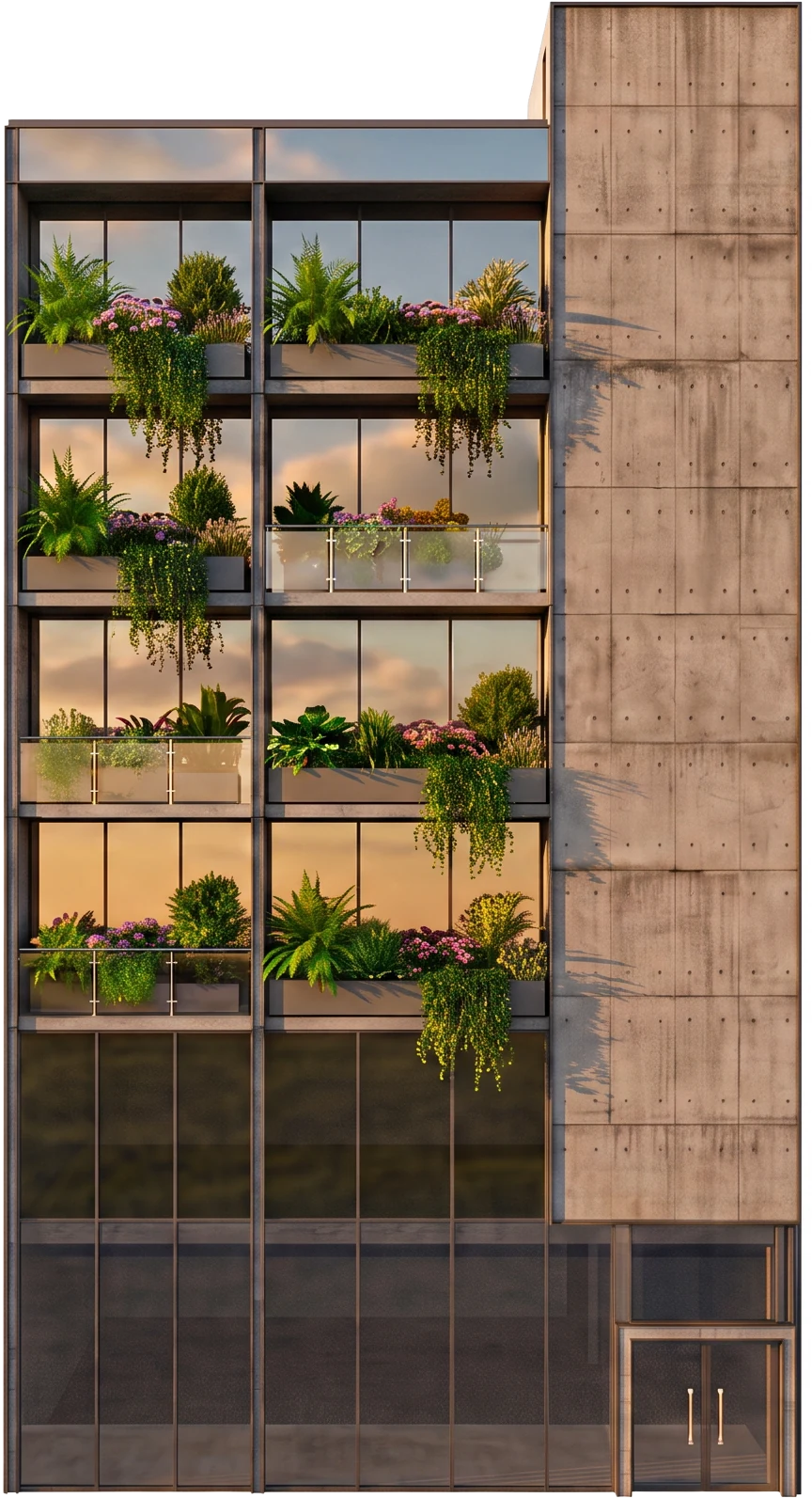 The Boulevard Residences — ground plus six shops, offices and apartments